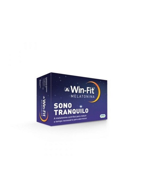 Imagem 0 de Suplemento Alimentar Win-Fit Melatonina 60 Comprimidos Mastigáveis Ampliphar