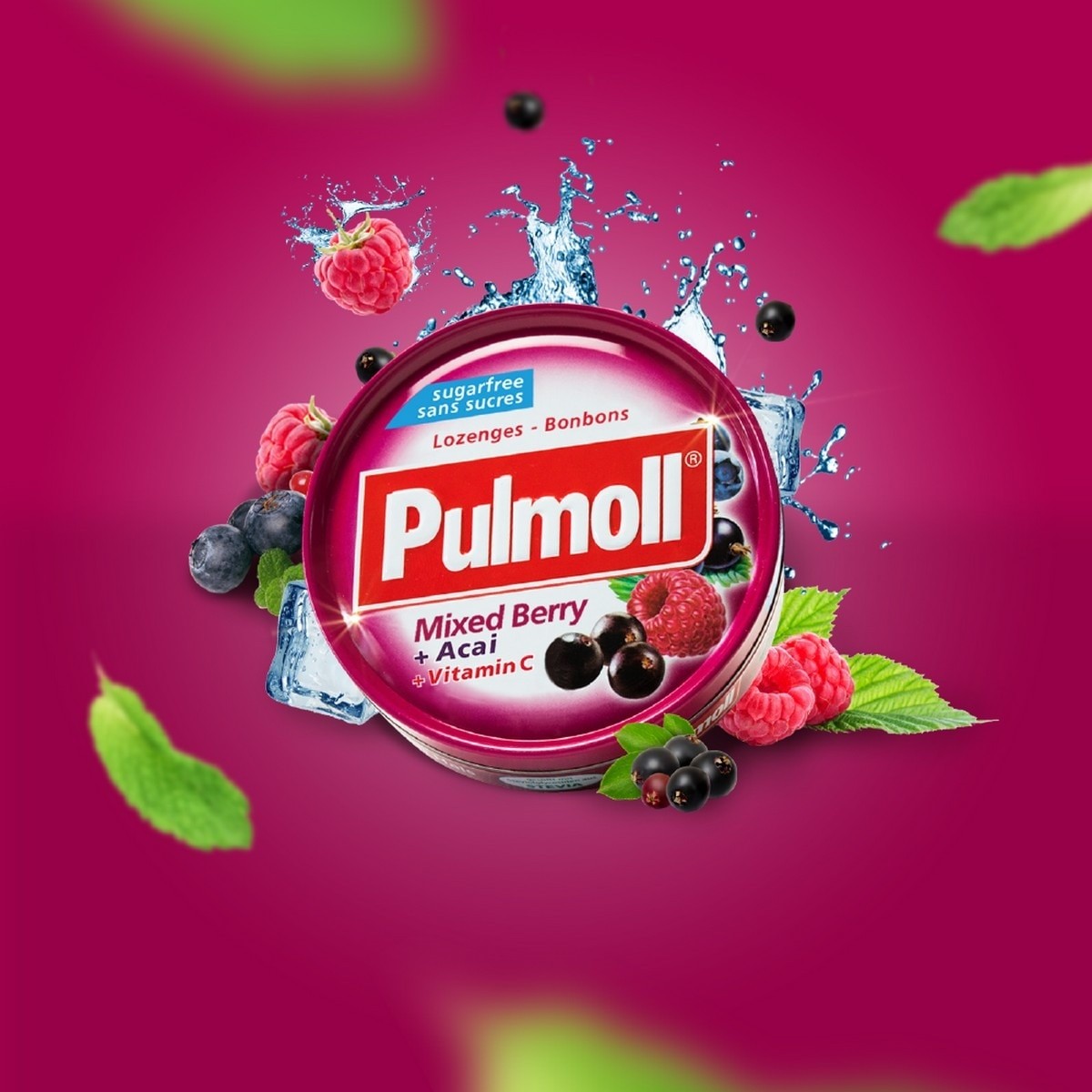 Pastilhas para a garganta - 45 g Frutos Silvestres-2
