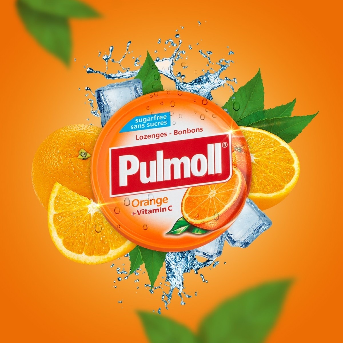 Pastilhas para a garganta - 45 g Laranja Cardamomo-2