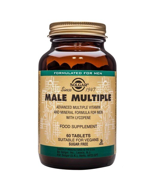 Imagem 0 de Suplemento Alimentar Multivitamina Male Multiple - 60 Comp.