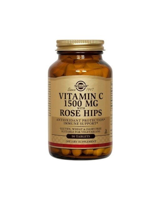 Imagem 0 de Suplemento Alimentar Vitamina C 1500 mg Rose Hips - 90 Comp.