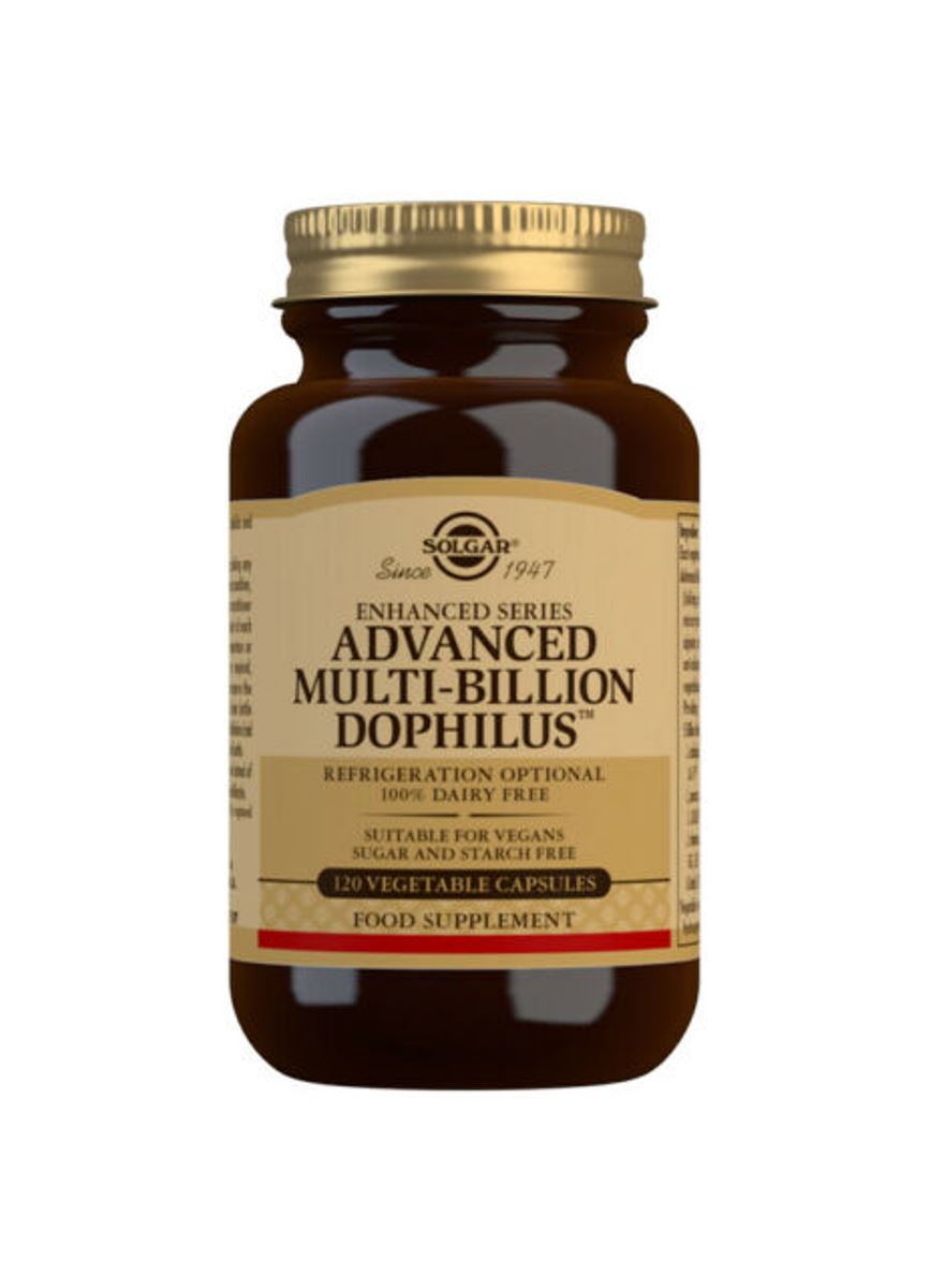 Suplemento Alimentar Advanced Multi-Billion Dophilus 120 Comp. Solgar 1