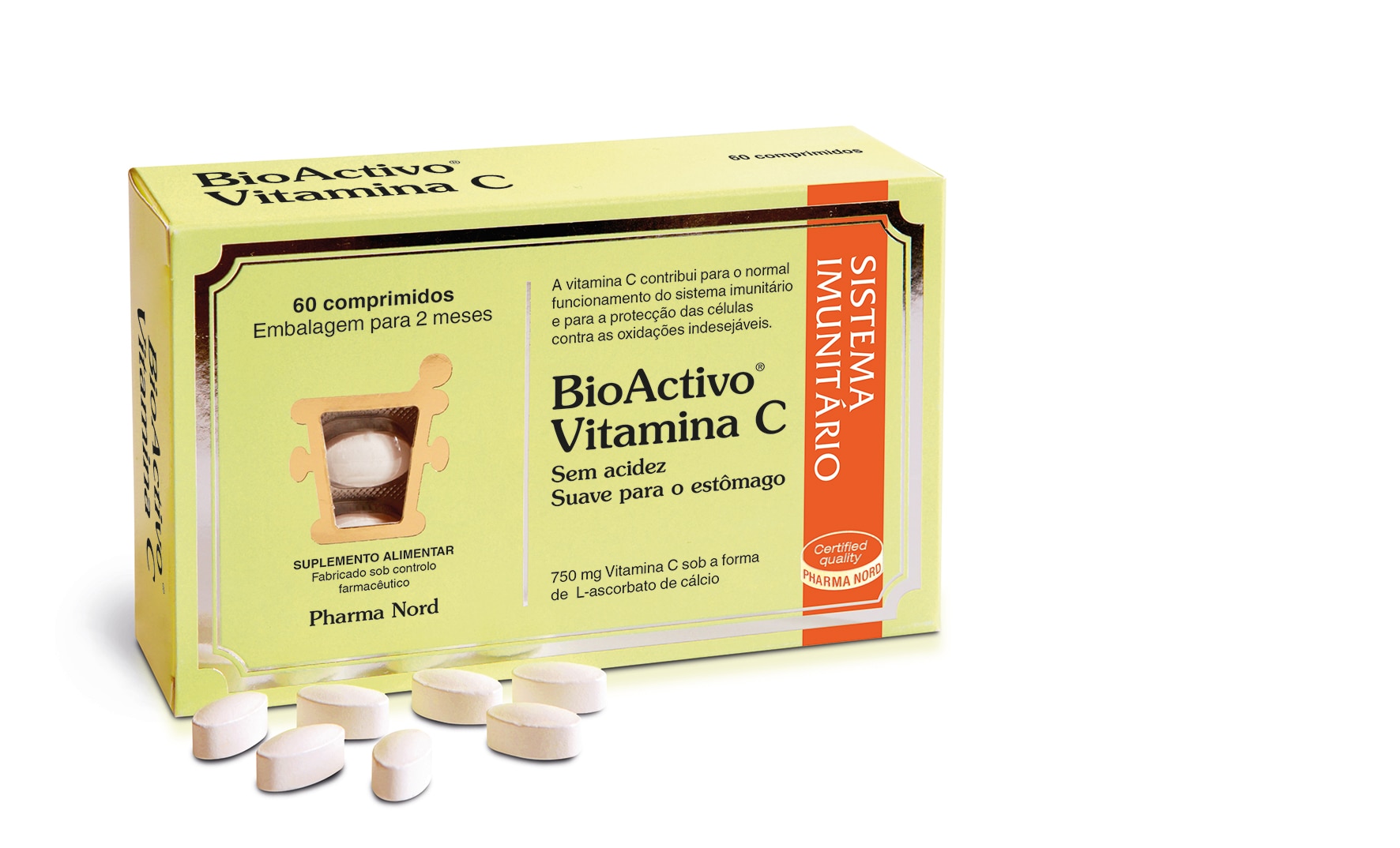 Imagem 0 de Suplemento Alimentar BioActivo Vitamina C - 60 comp.