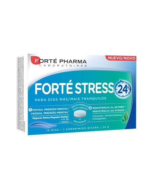 Suplemento Alimentar Forté Stress 24H - 15 Comp. 1