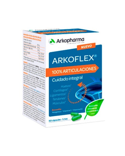Suplemento Alimentar Arkoflex 100% Articulações - 60 cápsulas 1
