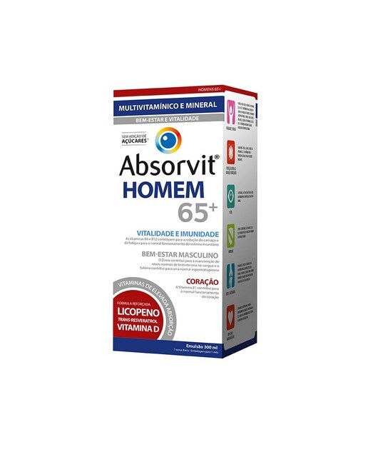 Suplemento Alimentar Homem 65+ Emulsão Oral - 300 ml 1