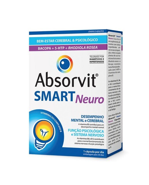 Imagem 0 de Suplemento Alimentar Smart Neuro - 30 cápsulas