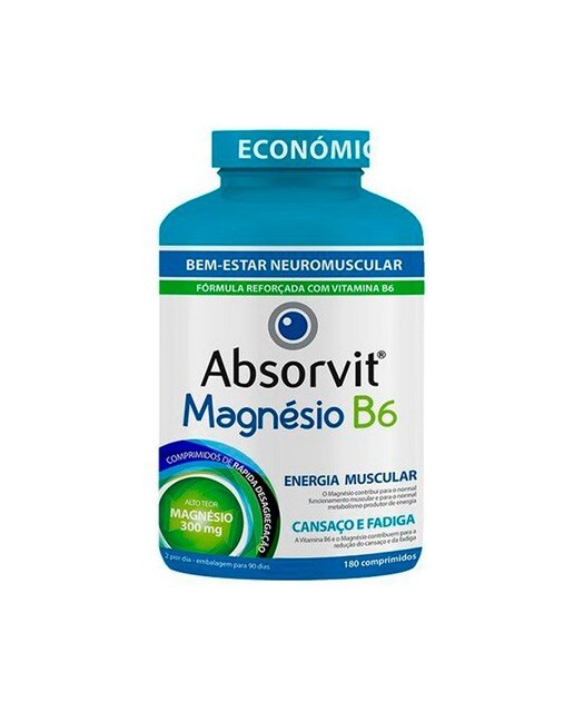 Imagem 0 de Suplemento Alimentar Magnésio + B6 - 180 comp.