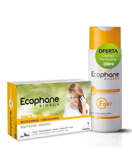 Kit Suplemento Alimentar Antiqueda Oferta Champô - 60 comp. + 200 ml 1