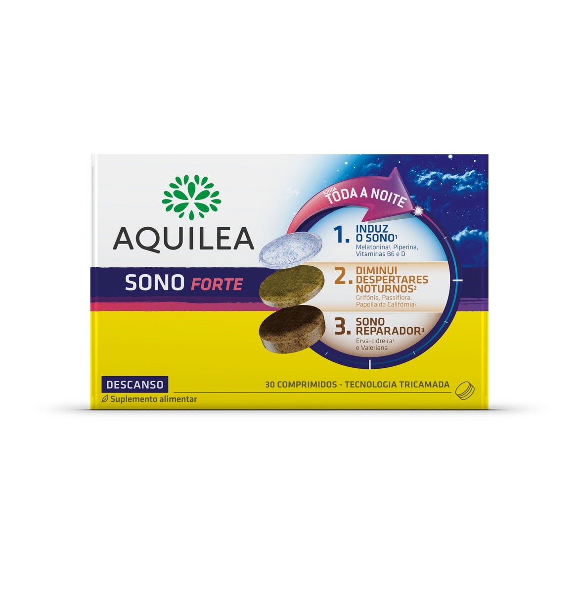 Suplemento Alimentar Sono Forte - 30 comprimidos 1