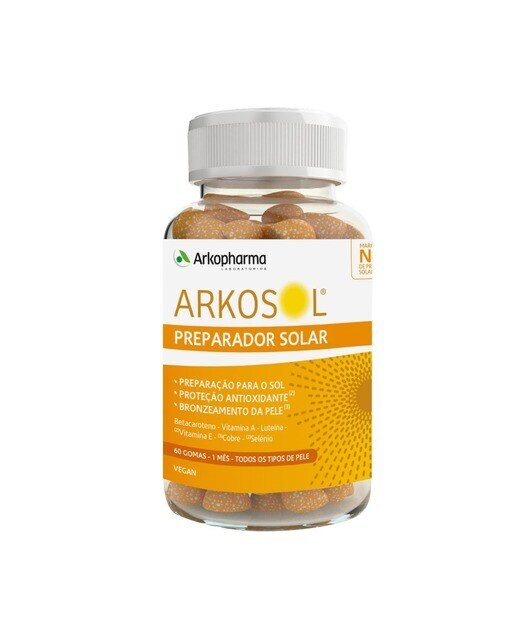 Suplemento Alimentar Arkosol Preparador Solar - 60 gomas 1