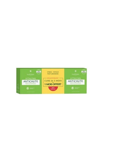 Suplemento Alimentar Antiqueda Capilar Reaccional Vitalfan - 3x 30 cápsulas 1
