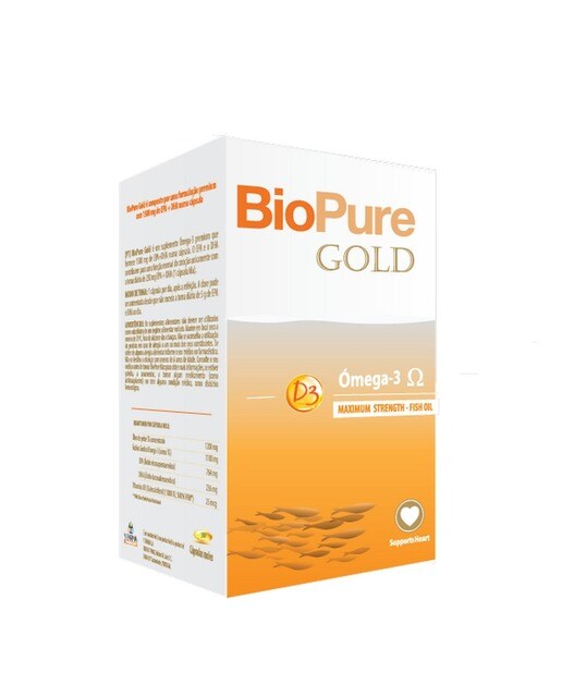Suplemento Alimentar Biopure Gold Ómega-3 D3 - 30 cápsulas 1