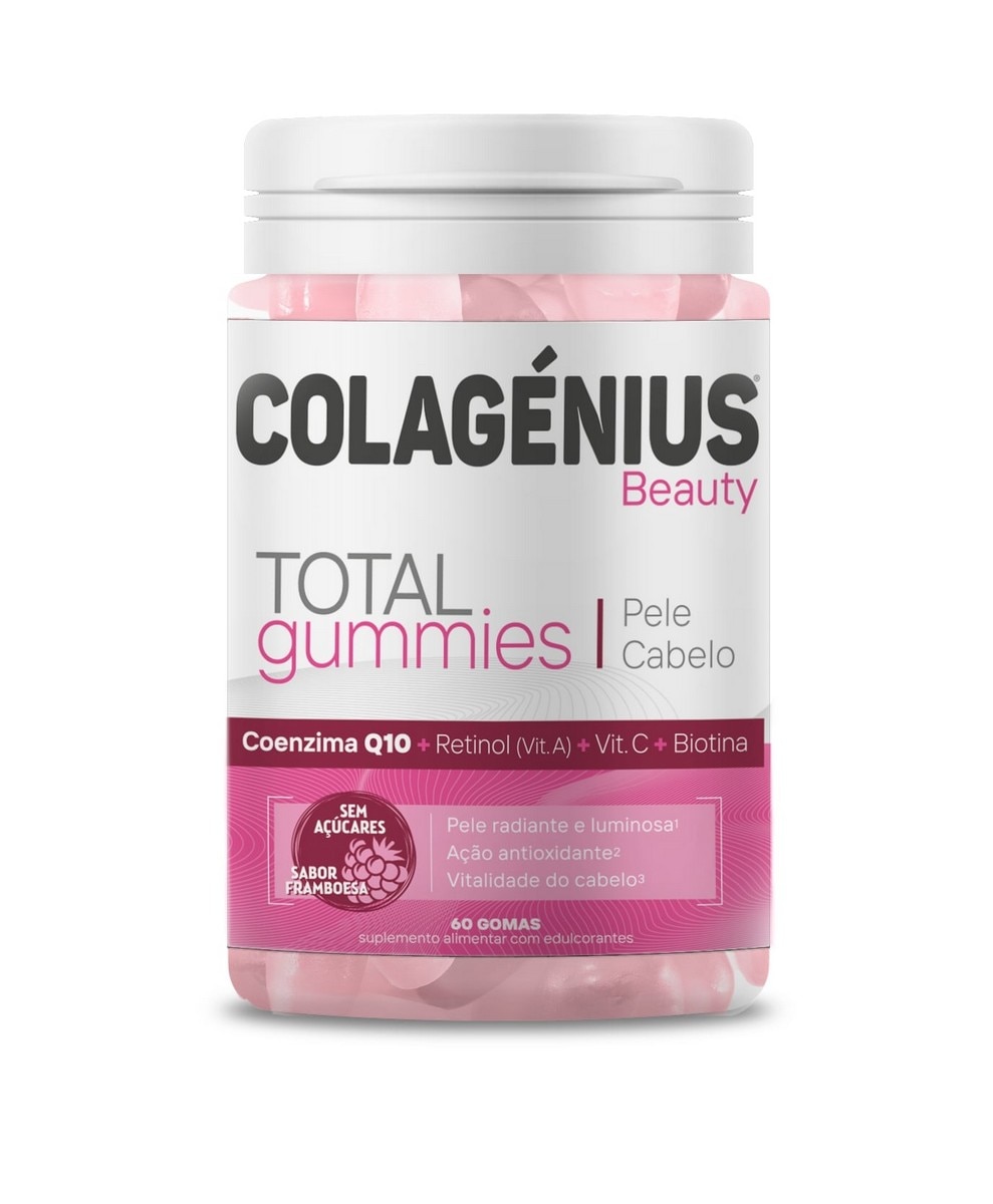 Imagem 0 de Suplemento Alimentar Colagénius Beauty Total Gummies - 60 gomas
