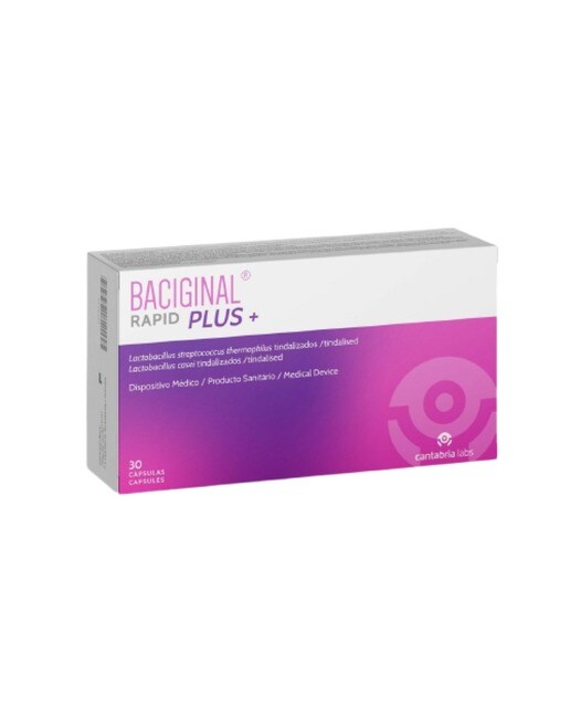 Imagem 0 de Dispositivo Médico Baciginal® Rapid Plus + - 30 cápsulas vaginais