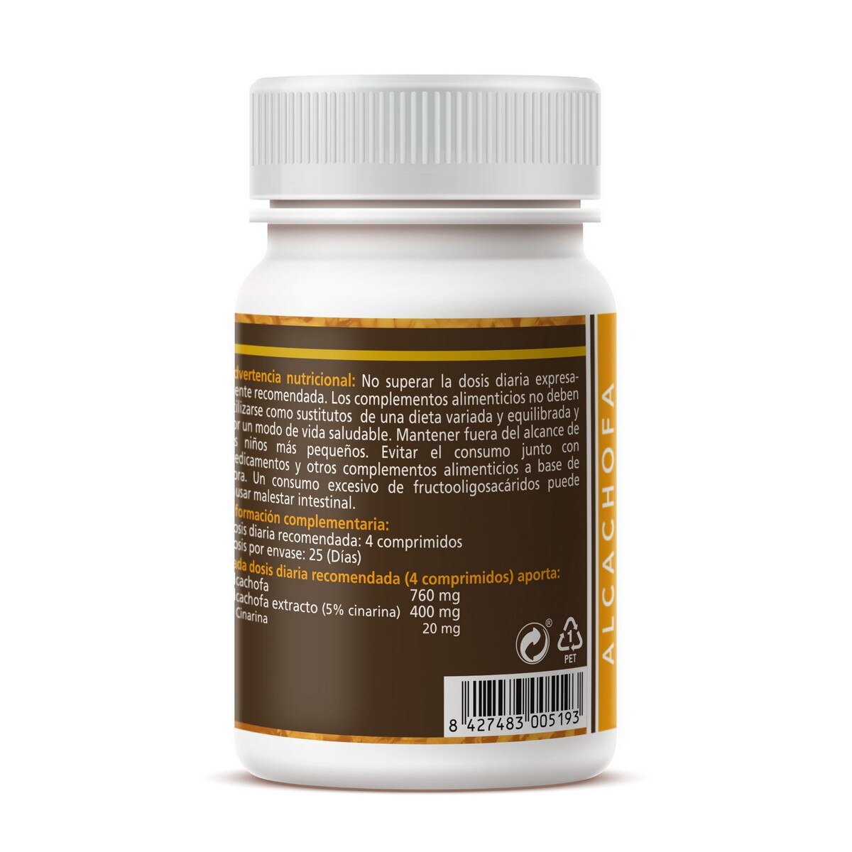 Suplemento Alimentar Alcachofra 500 mg - 100 Comp 3