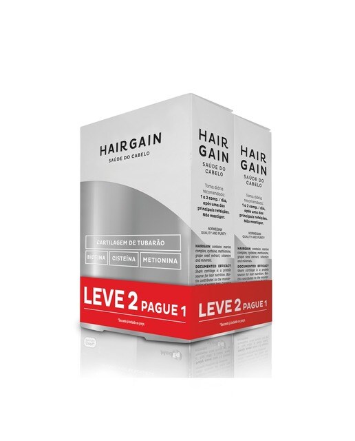 Imagem 0 de Suplemento Alimentar Hairgain Capilar 1=2 - 2x60 comp.