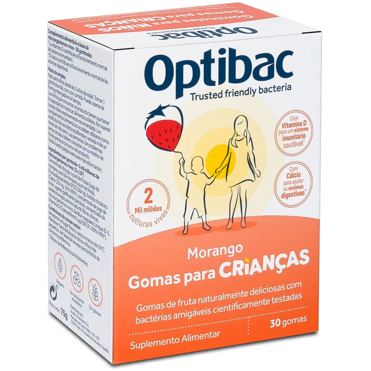 Suplemento Alimentar Probióticos Para Crianças Sabor Morango - 30 Gomas 4