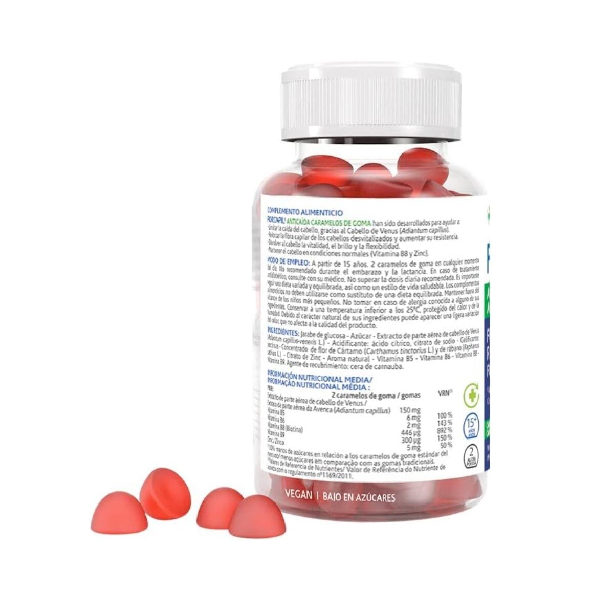 Suplemento Alimentar Forcapil Antiqueda - 60 Gomas 2