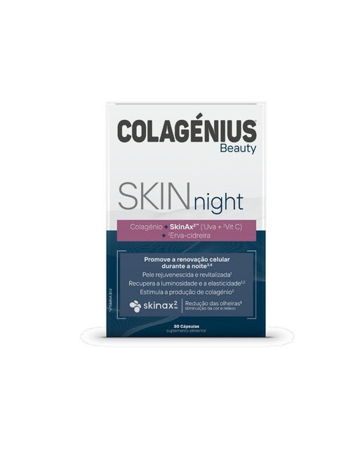 Imagem 0 de Suplemento Alimentar Colagénius Beauty Skin Night - 30 Cápsulas