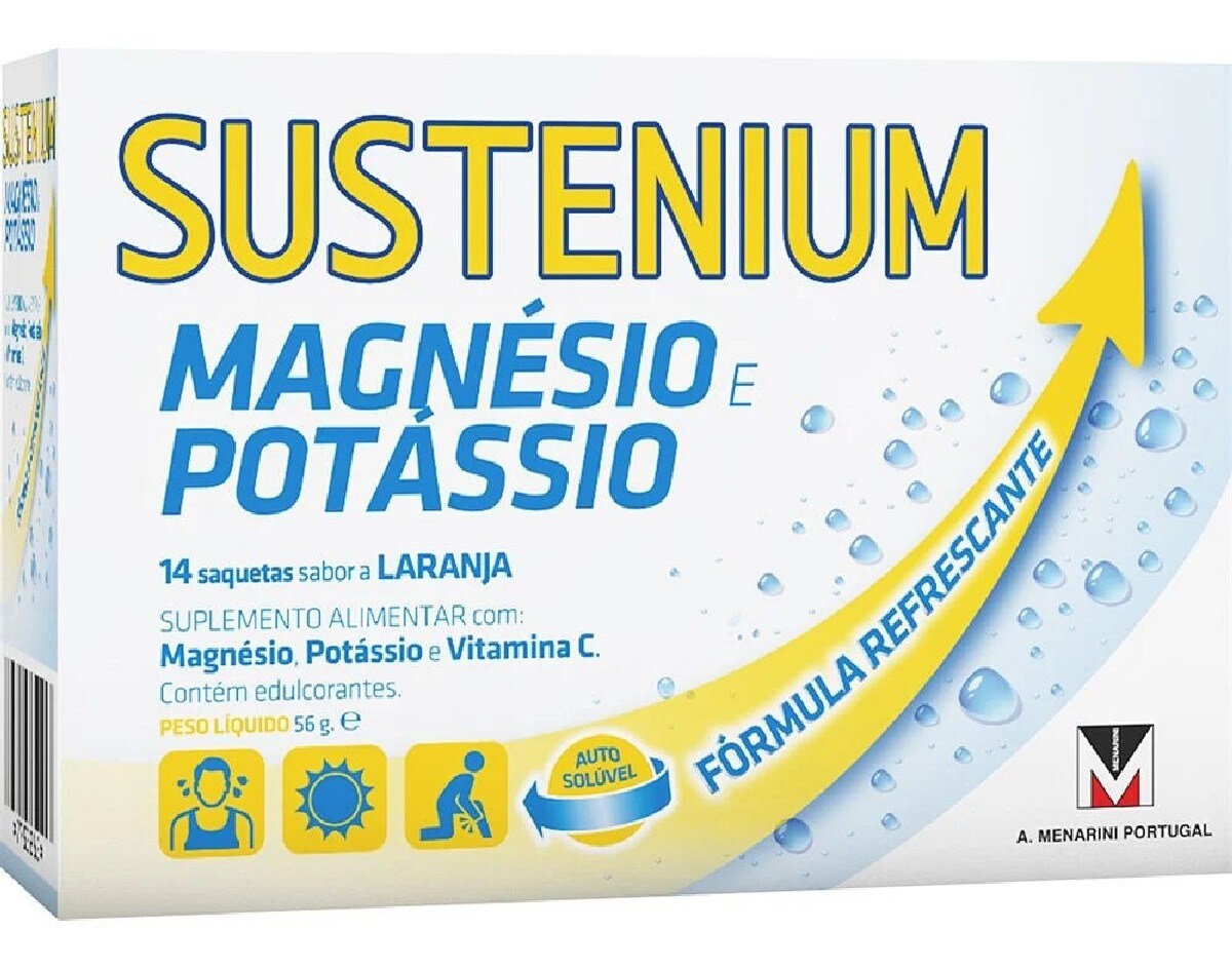 Suplemento Alimentar Sustenium Magnésio e Potássio Pó 1