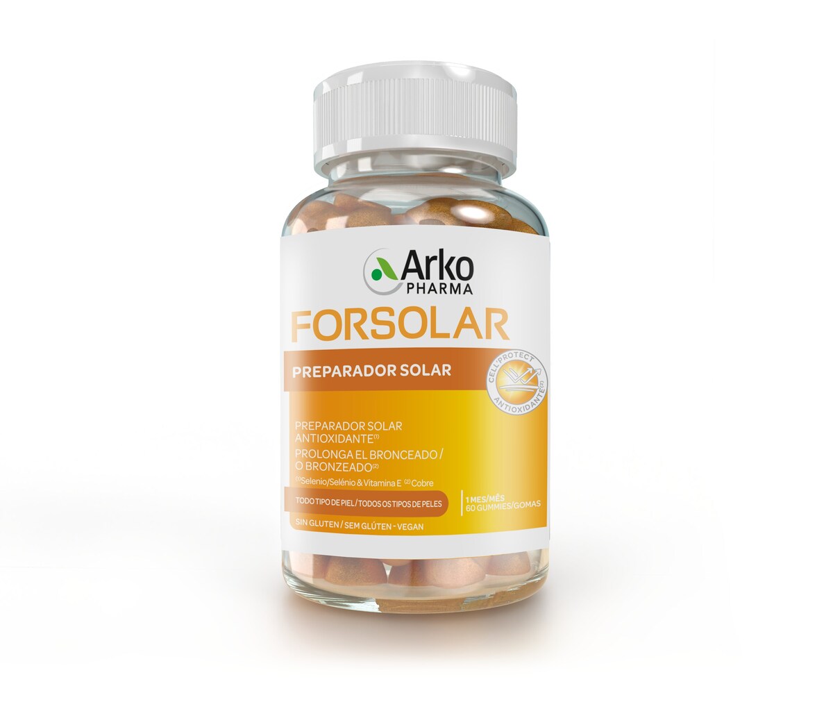 Preparador Solar - 60 Gomas 1