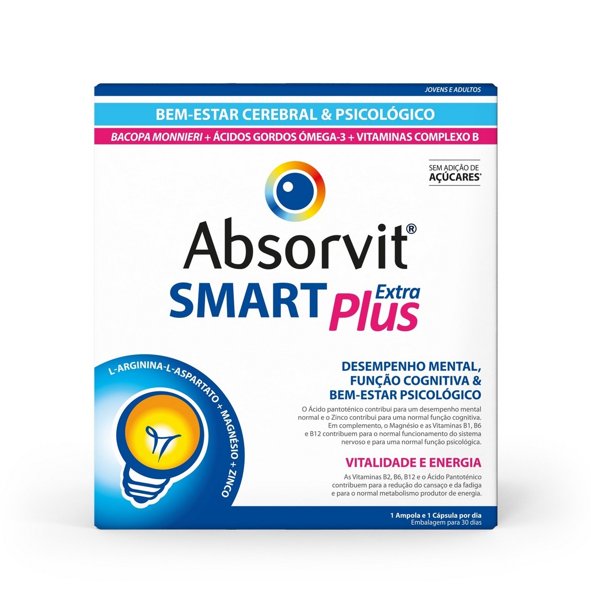 Imagem 0 de Absorvit Smart Extra Plus 30 amp + 30 caps