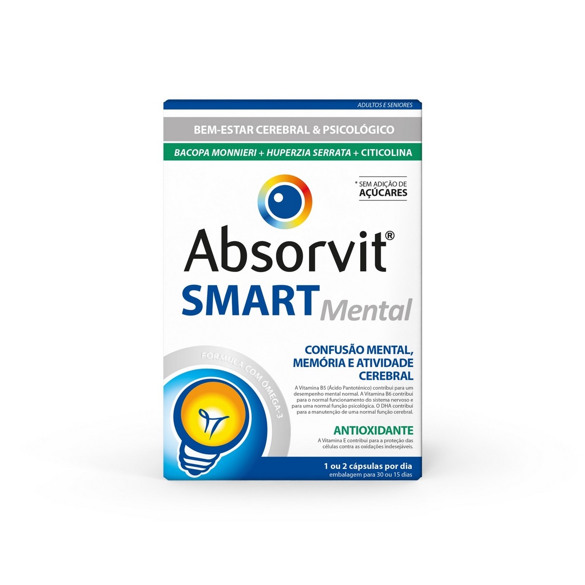 Imagem 0 de Absorvit Smart Mental Caps x30