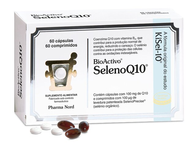 Imagem 0 de Suplemento Alimentar BioActivo SelenoQ10 – 60 cápsulas + 60 comp.