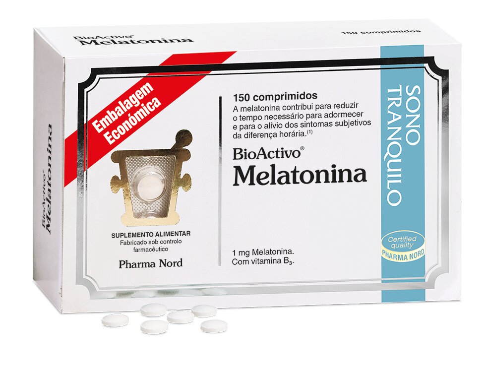 Imagem 0 de Suplemento Alimentar BioActivo Melatonina – 150 comprimidos