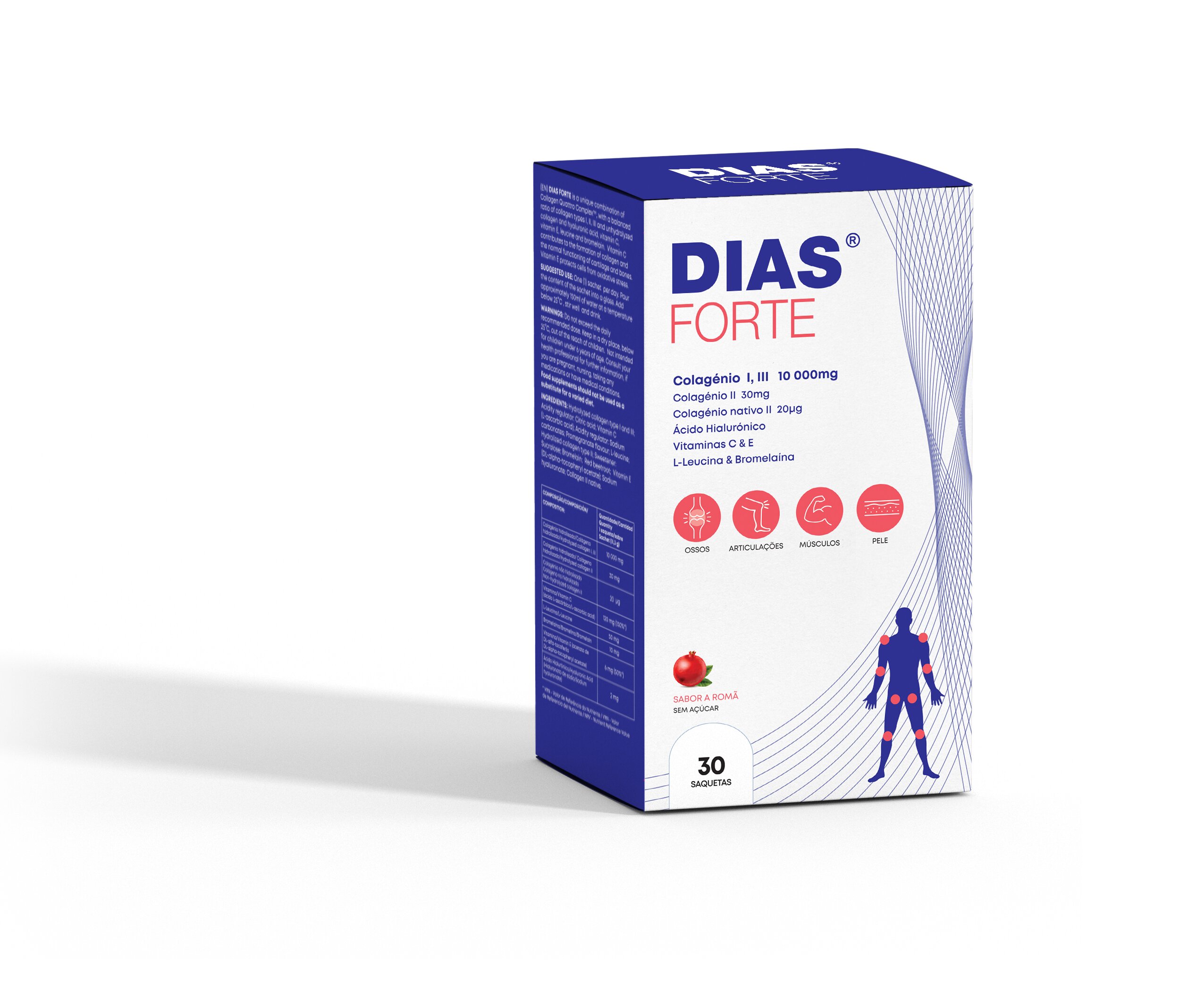 Imagem 0 de Suplemento Alimentar Dias Fortes Colagénio - 30 Saquetas