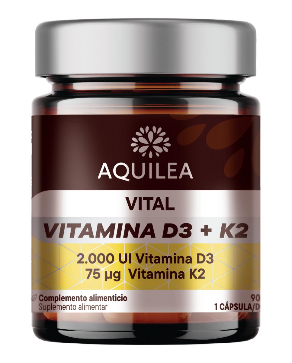 Imagem 0 de Suplemento Alimentar Vital Vitamina D3 + K2