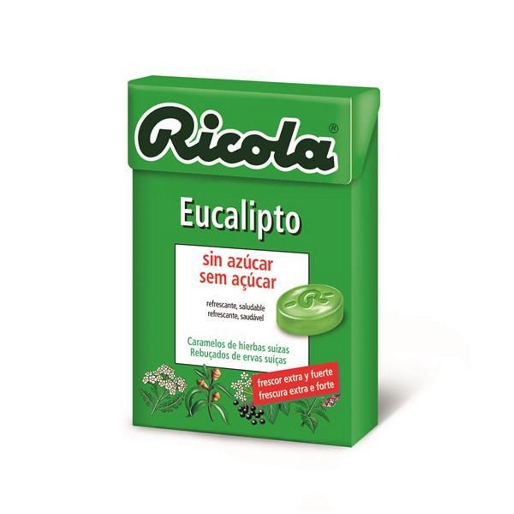 Rebuçados de Ervas Suíças sabor Eucalipto - 50 g 1