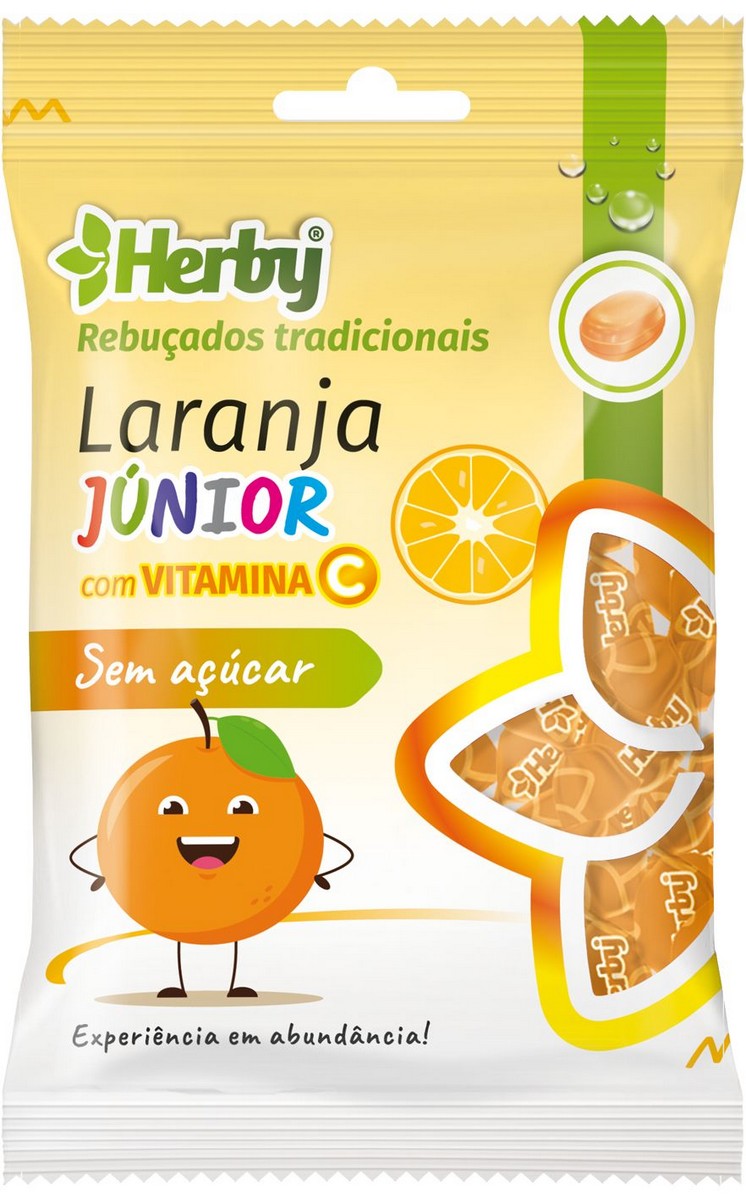 Imagem 0 de Rebuçados Sem Açúcar Júnior Laranja com Vitamina C S/Açúcar