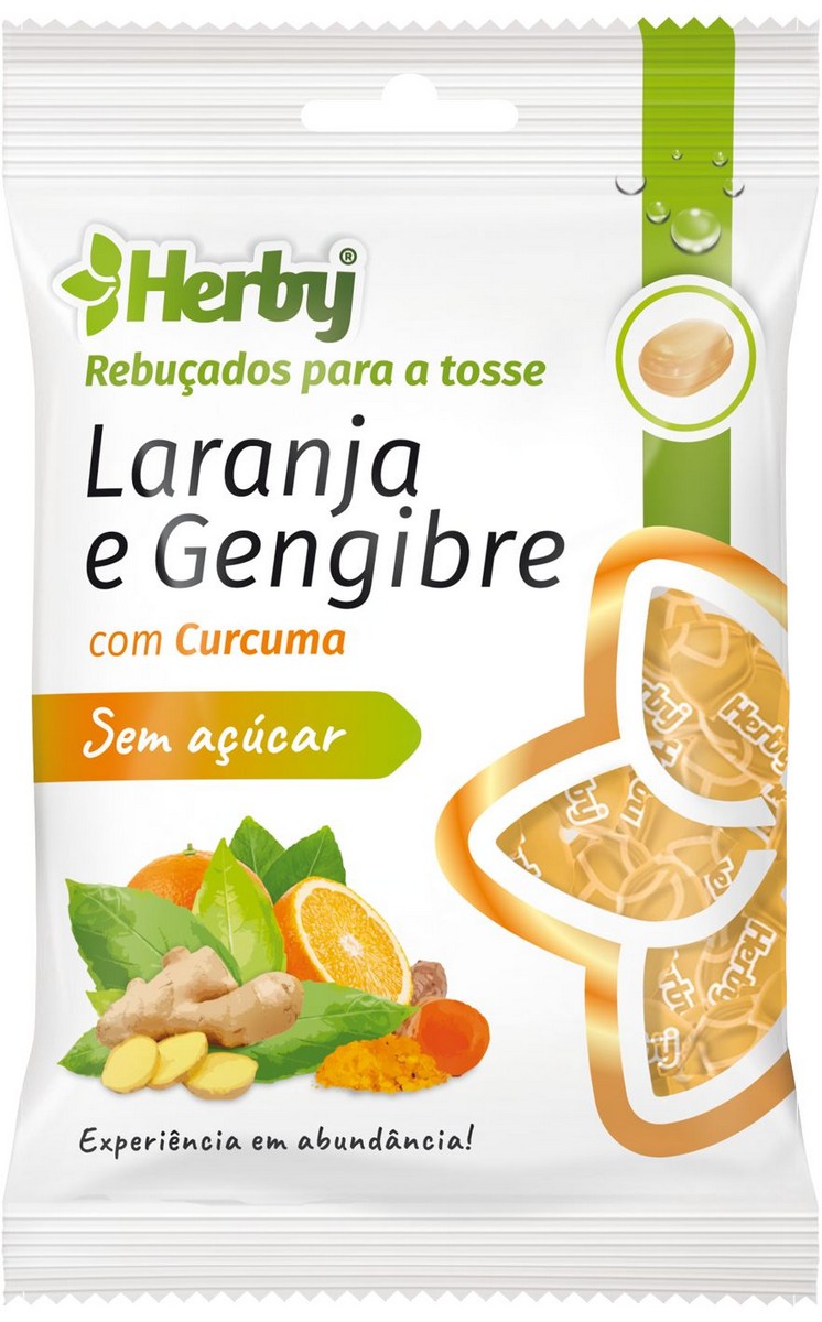 Imagem 0 de Rebuçados sem Açúcar Laranja Gengibre Curcuma