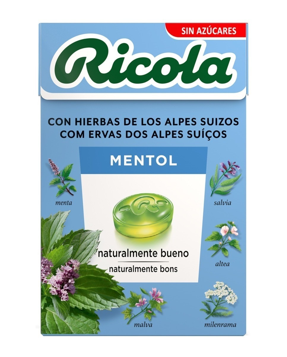 Rebuçados Ricola Mentol - 50 g 1