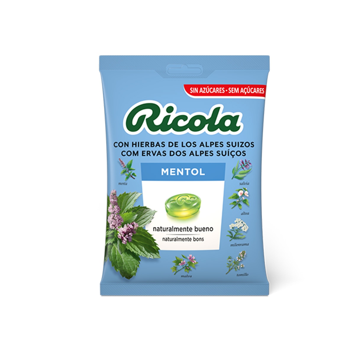 Imagem 0 de Rebuçados Ricola Sem Açucar - Mentol