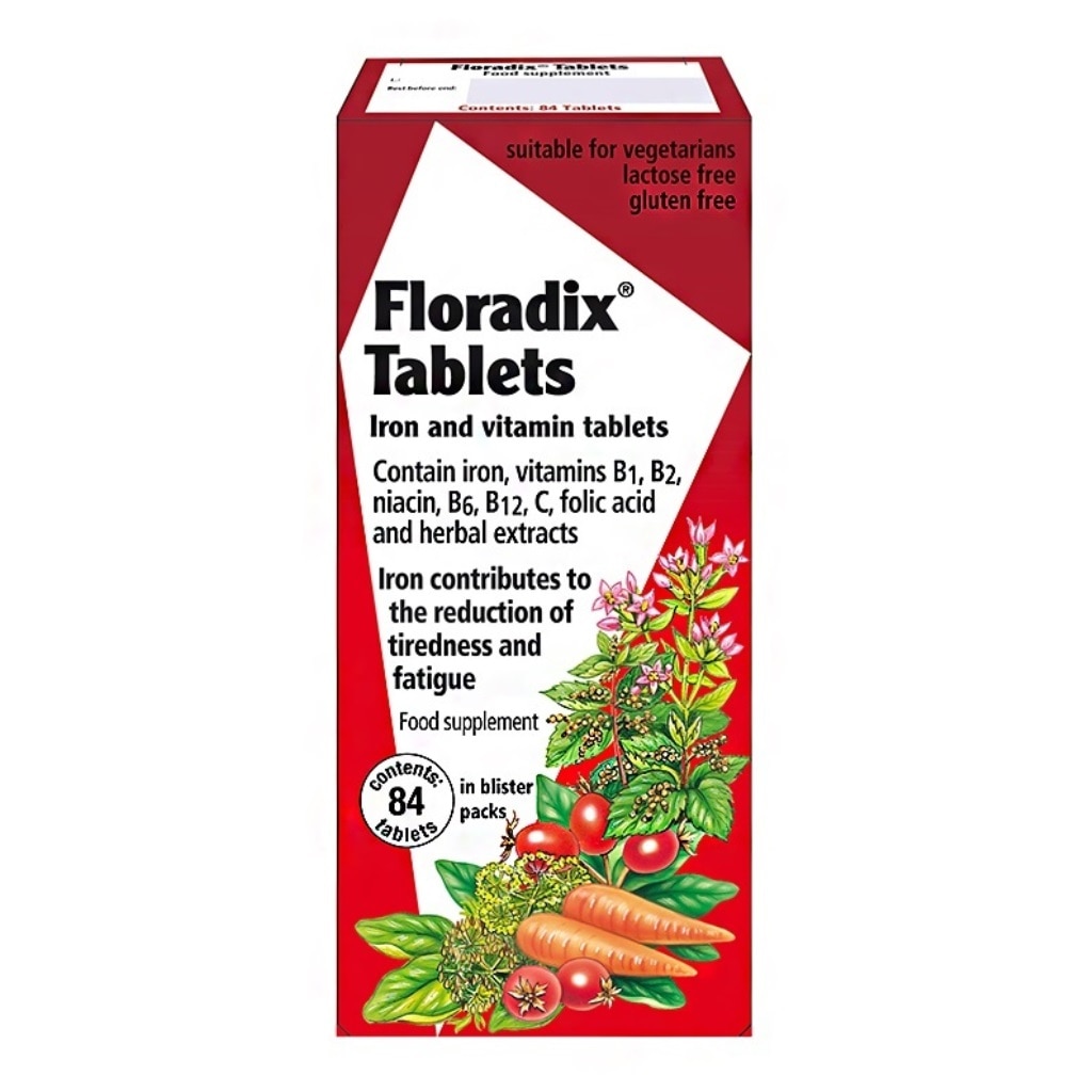 Imagem 0 de Suplemento Alimentar Floradix Ferro+Vitaminas 84 comprimidos Salus