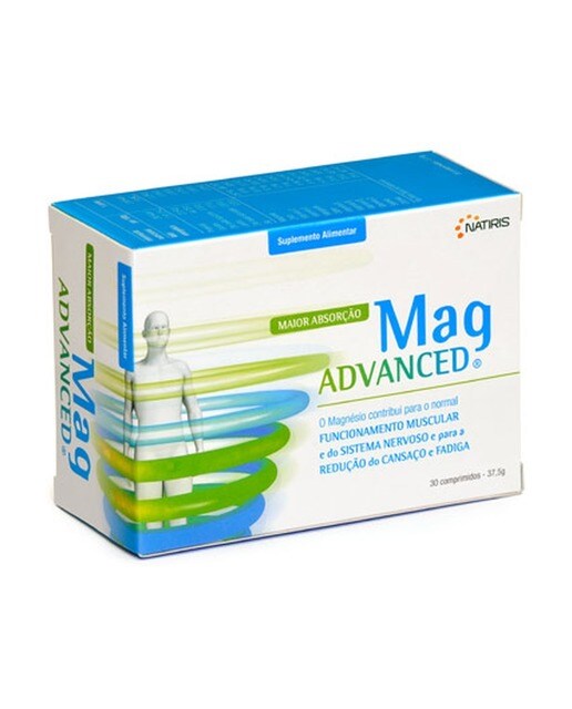 Imagem 0 de Suplemento Alimentar Mag Advanced 30 Comp. Natiris Natipharma