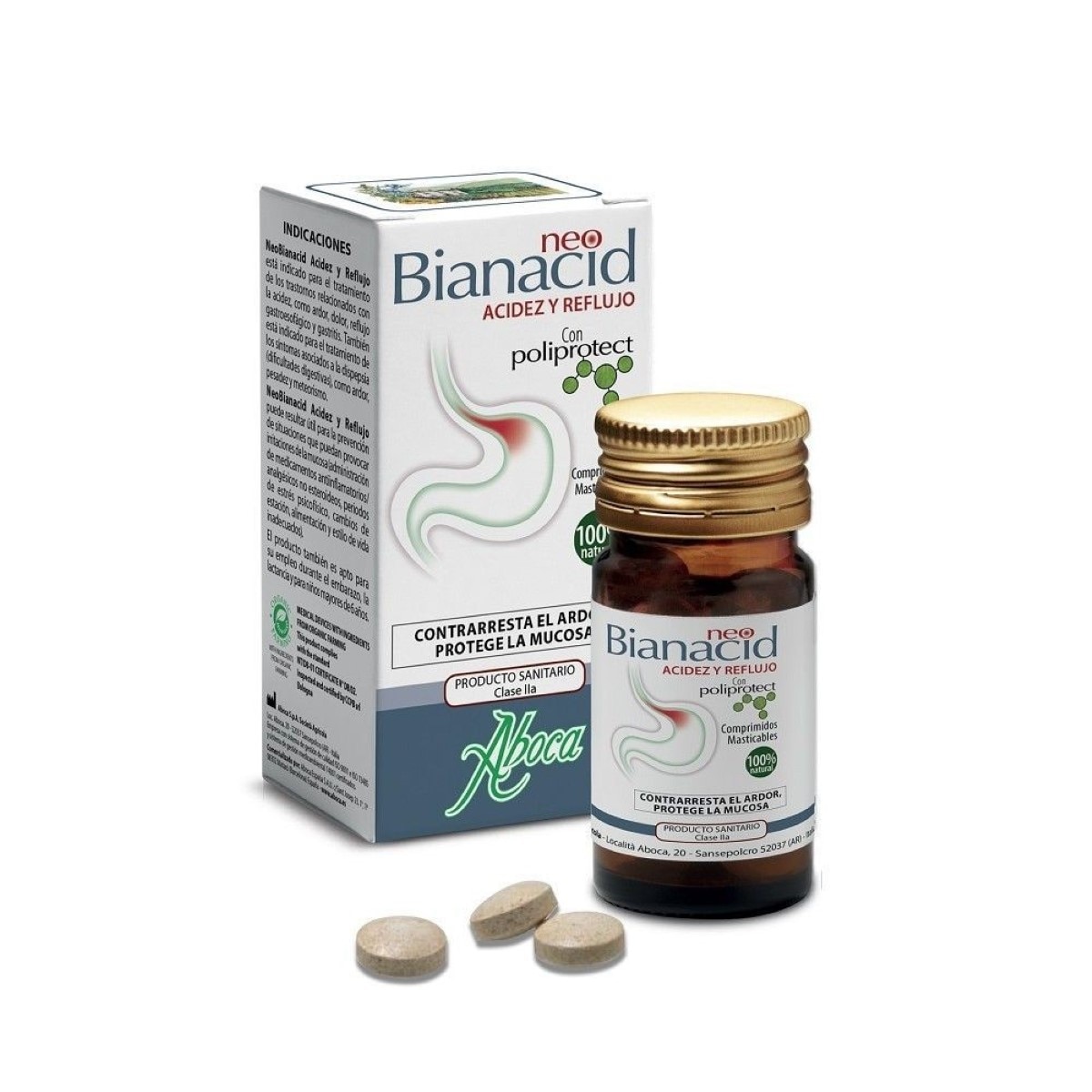 Suplemento Alimentar NeoBianacid Acidez e Refluxo - 45 Comp 1