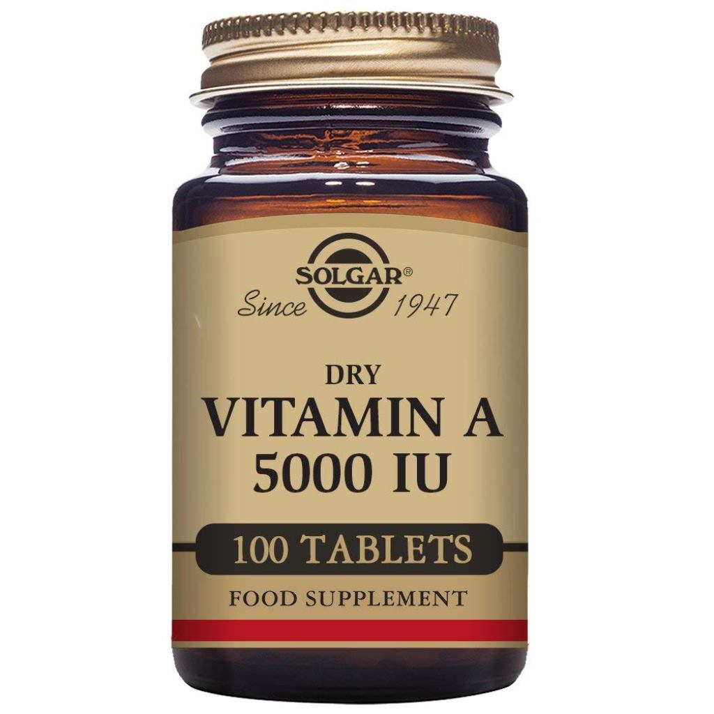 Suplemento Alimentar Vitamina A  5000 UI 100 Cápsulas Solgar 1