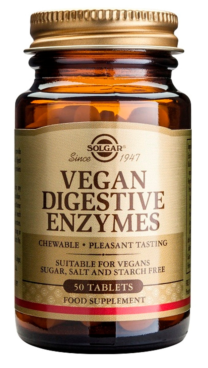 Imagem 0 de Suplemento Alimentar Enzimas Digestivas Vegan - 50 Comp. Mastigáveis