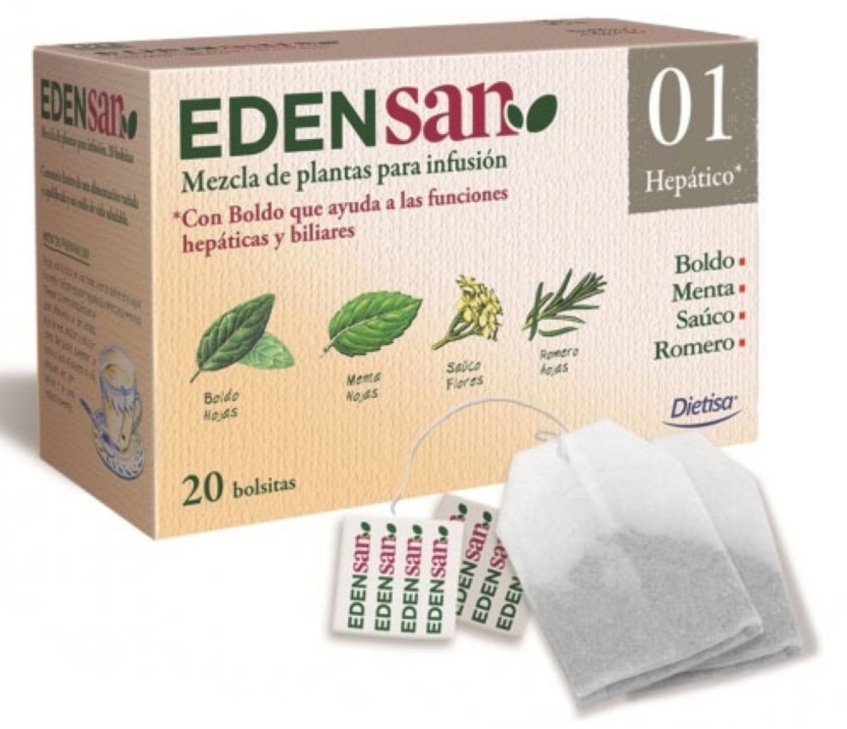 Suplemento Alimentar Chá Edesan 01 - 20 saquetas 1