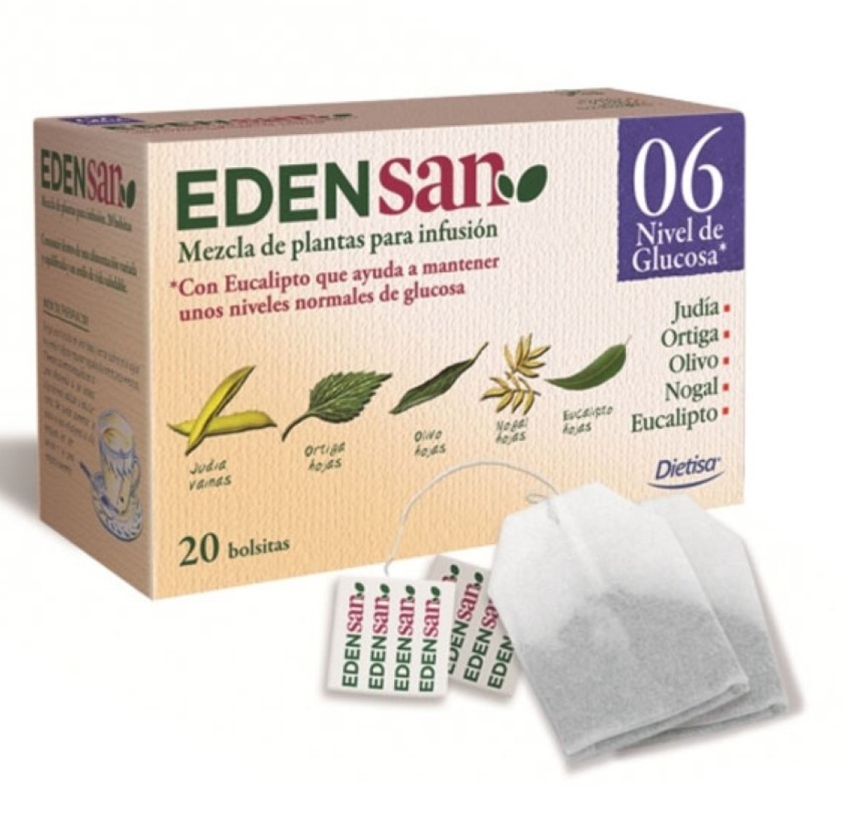 Suplemento Alimentar Chá Edesan 06 - 20 saquetas 1