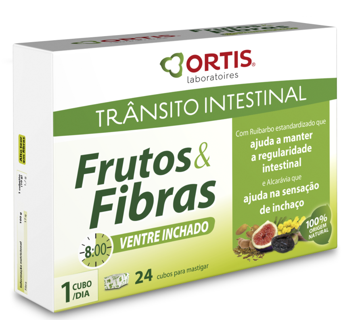 Imagem 0 de Frutos e fibras ventre inchado 24un. Ortis
