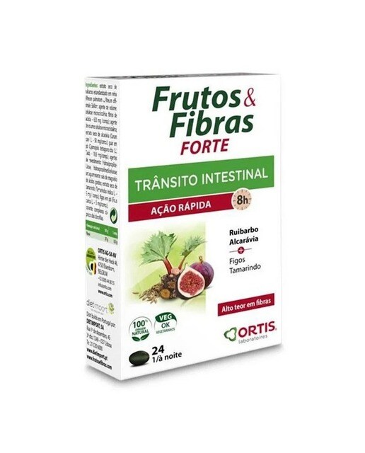 Imagem 0 de Suplemento Alimentar Frutos & Fibras Efeito Rápido - 24 Comp.