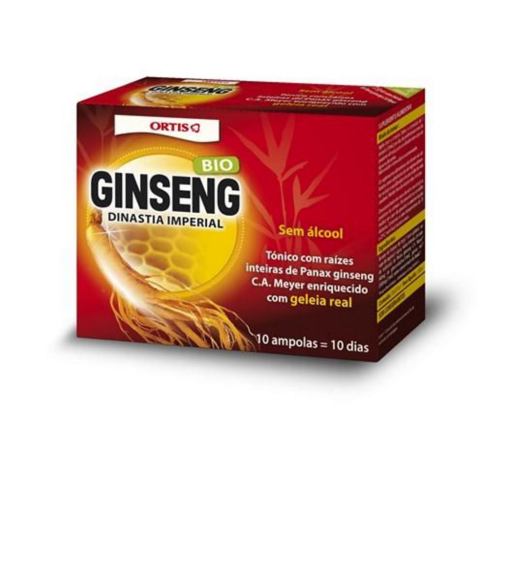 Suplemento Alimentar Ginseng com geleia real bio sem álcool 10 ampolas Ortis 1