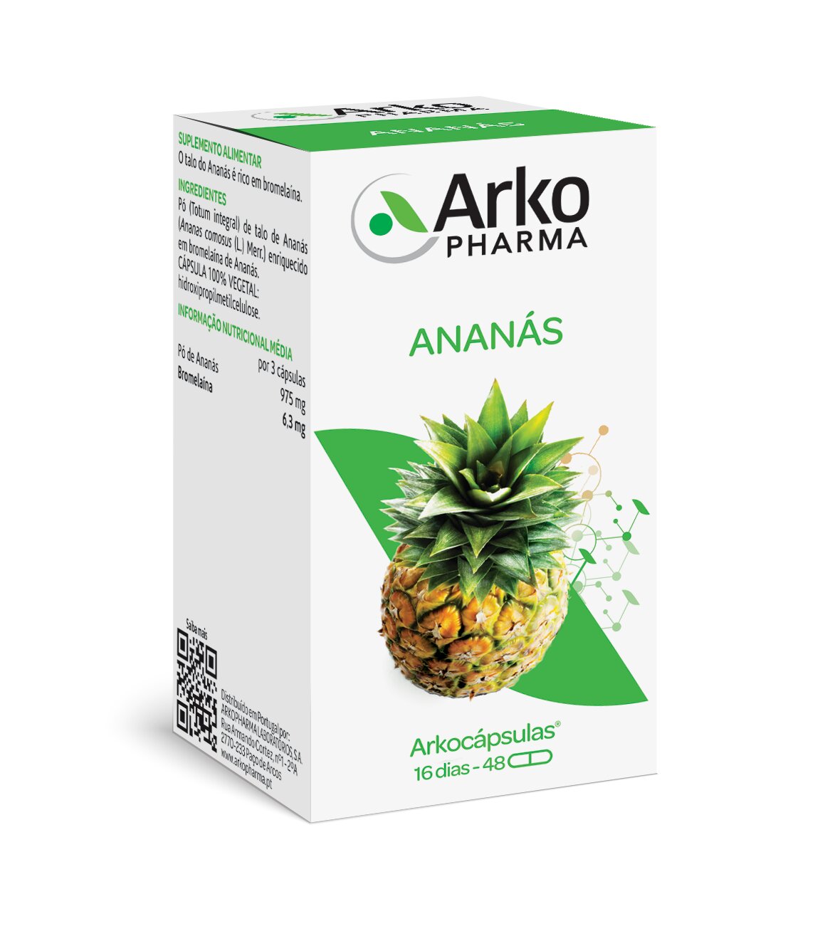 Imagem 0 de Suplemento Alimentar Ananás - 48 cápsulas