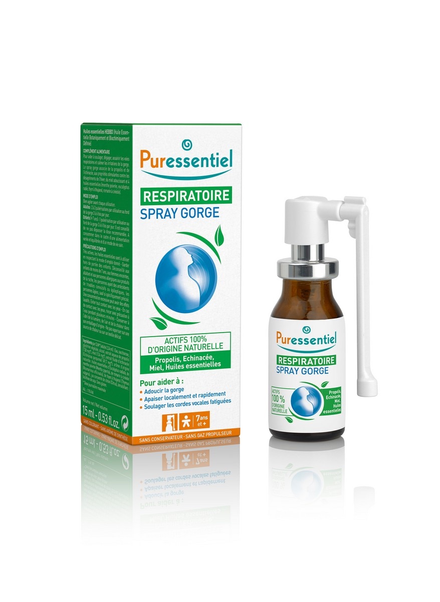 Spray para Garganta Óleos Essenciais 15 ml Puressentiel 1