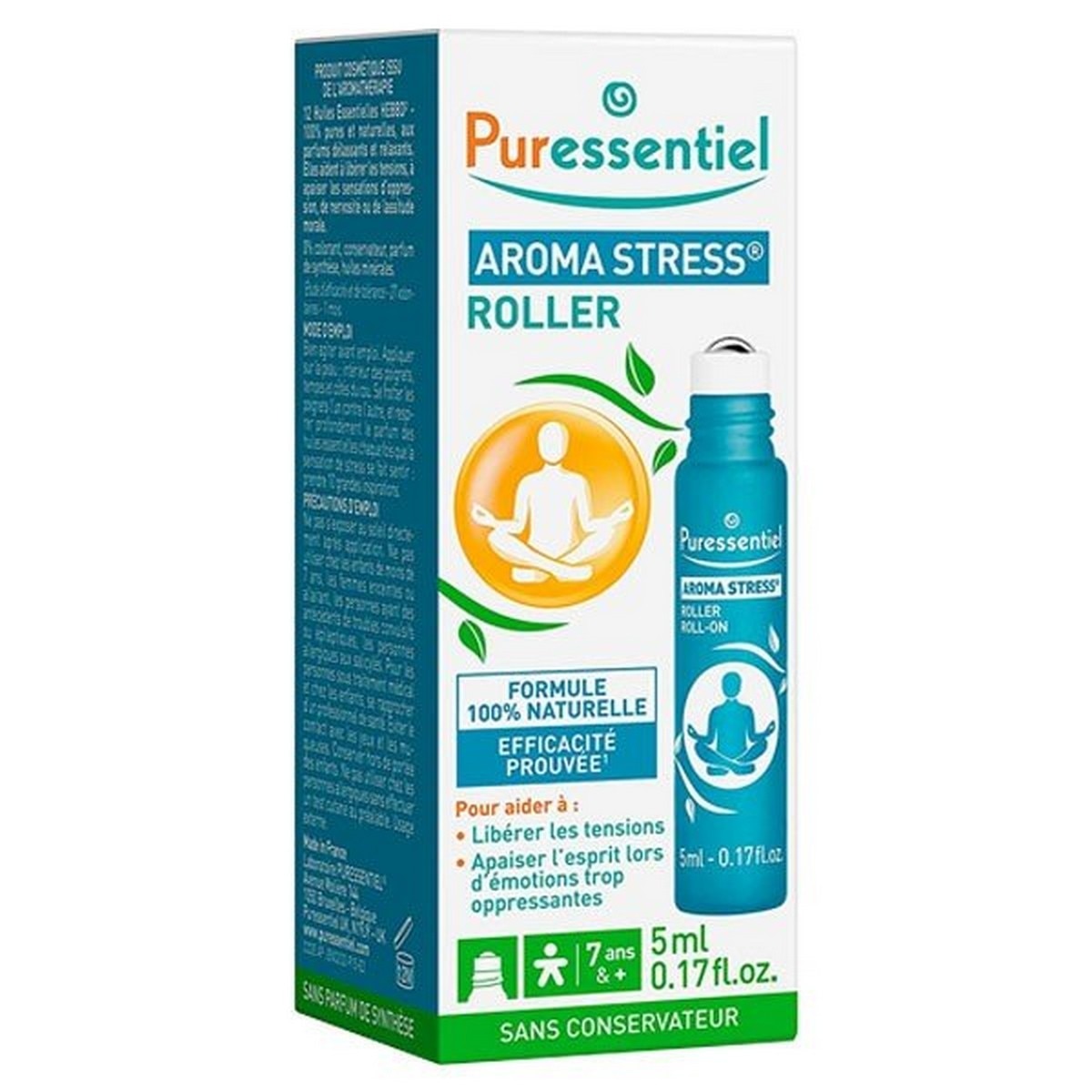 Roll-on Anti-Stress 12 Óleos Essenciais 5ml Puressentiel 2